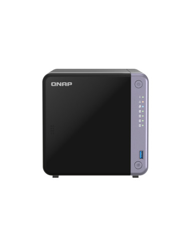 QNAP TS-432X-4G server NAS e di archiviazione Tower Alpine Alpine AL-524 4 GB DDR4 QNAP QTS Nero