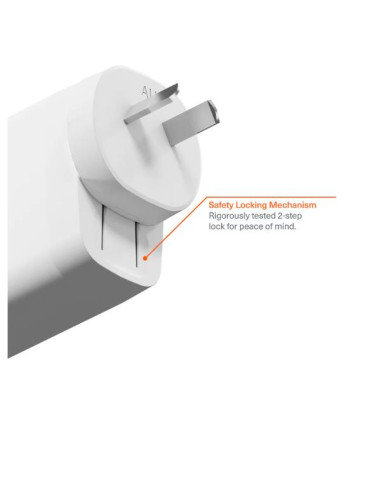 VOYAGER 67W WALL CHARGER-WHITE