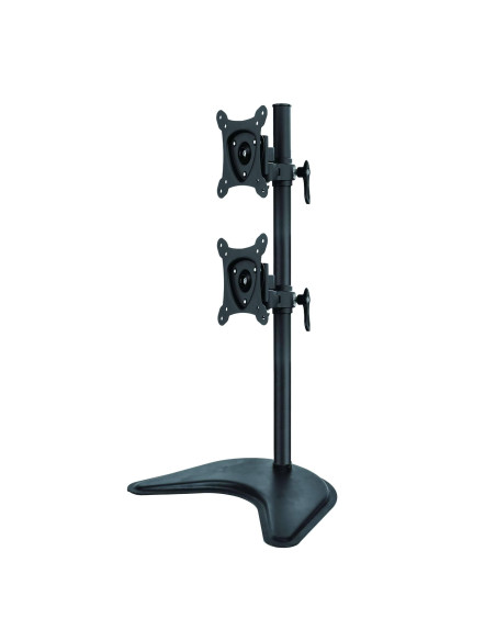 LINK BRACCIO DA TAVOLO CON BASE PER DUE VIDEO FINO A 15KG DA