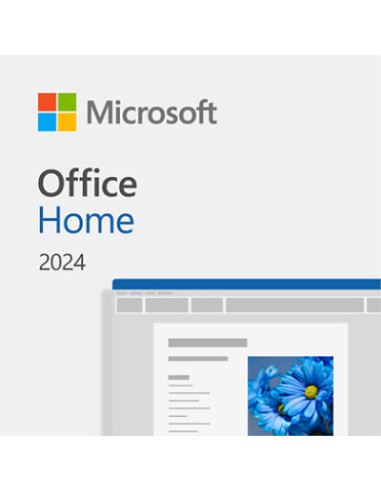 MICROSOFT Office Home 2024 Italian Eurozone Medialess Word Excel PowerPoint EP2-06856