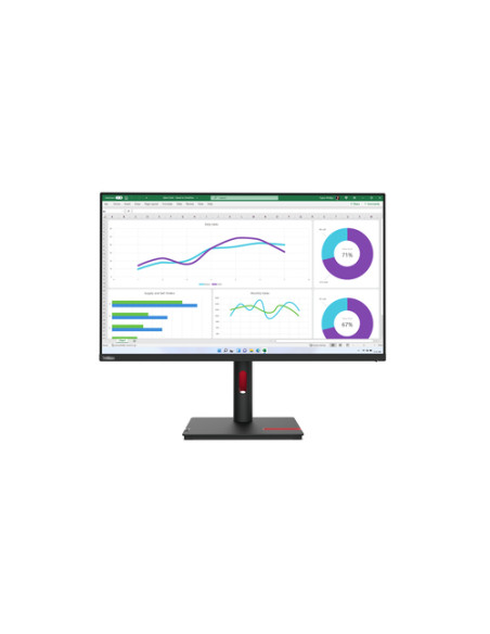 Lenovo ThinkVision T32h-30 Monitor PC 80 cm (31.5") 2560 x 1440 Pixel Quad HD LED Nero