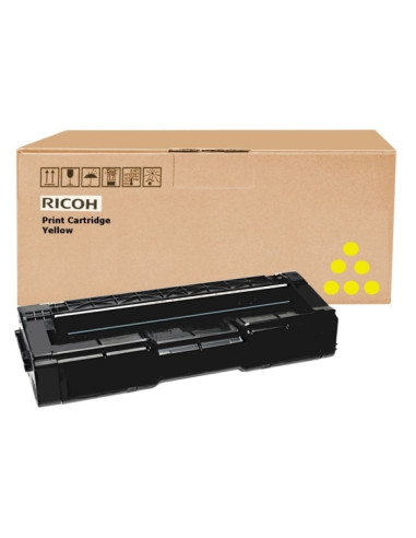 Ricoh 407639 cartuccia toner 1 pz Originale Giallo