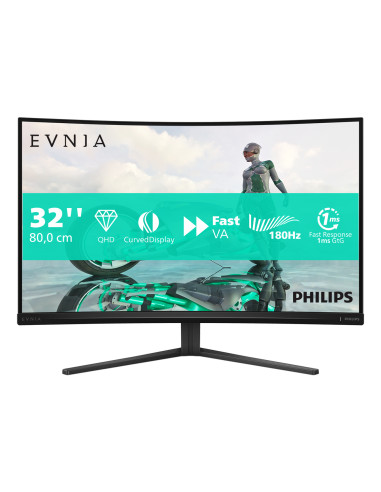 Philips Evnia 32M2C3500L/00 Monitor PC 80 cm (31.5") 2560 x 1440 Pixel Quad HD LCD Nero