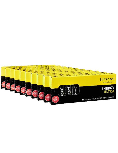 AA LR6 PLASTIC BOX 100PZ.