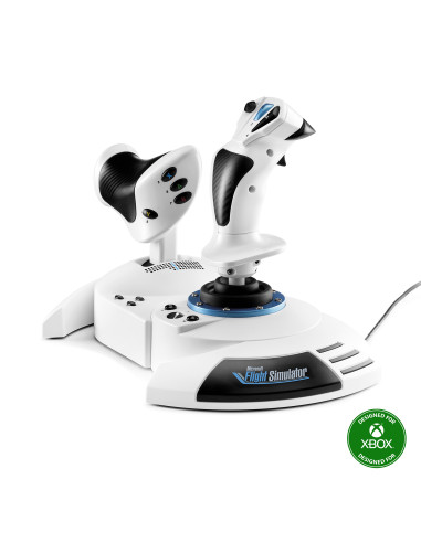 Thrustmaster T.Flight Hotas One Microsoft Flight Simulator Edition Nero, Bianco USB Joystick + leva di controllo del motore Anal