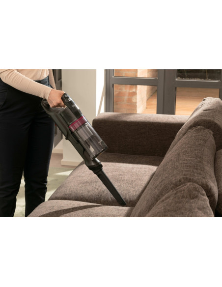 Hoover HF1P10HX 011 Aspirapolvere elettrica Batteria Secco Schiuma Senza sacchetto 0,7 L 165 W Magenta 2,2 Ah