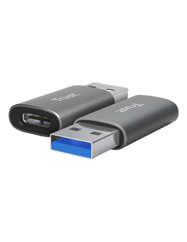 Trust Calyx USB Type-C USB Type-A Grigio