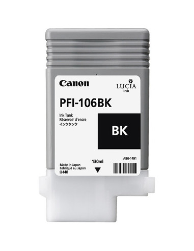Canon PFI-106 BK cartuccia d'inchiostro 1 pz Originale Nero per foto