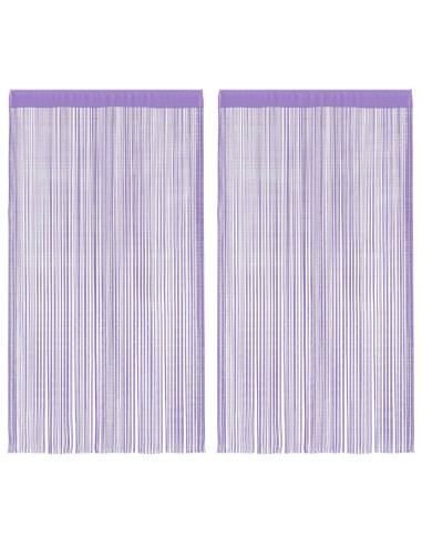 Tende a Filo 2 pz Viola 100x250 cm