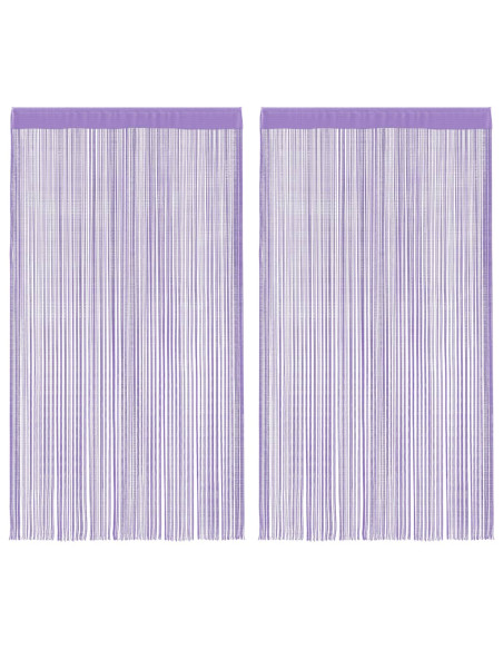 Tende a Filo 2 pz Viola 100x250 cm