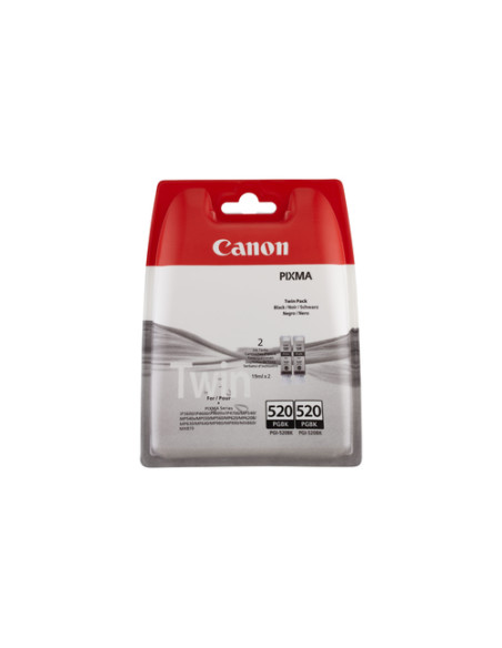 Canon Cartuccia d'inchiostro nero PGI-520BK (confezione doppia)