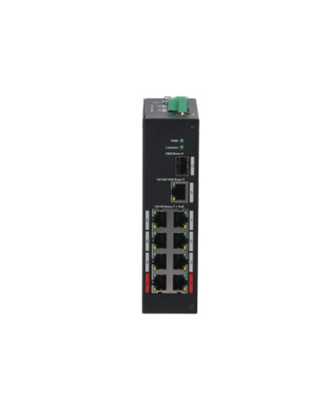 Dahua Technology PoE PFS3110-8ET-96 Non gestito Fast Ethernet (10/100) Supporto Power over Ethernet (PoE) Nero