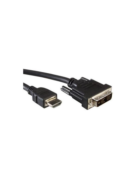 VALUE DVI (18+1)/HDMI 2m DVI-D Nero