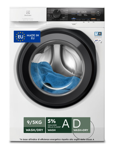 Electrolux EW7W495G Lavasciuga 700 SteamCare 9 kg