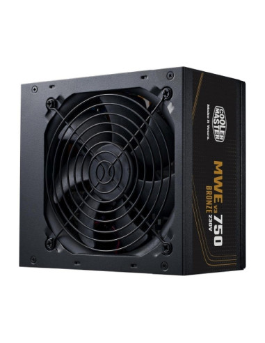 ALIMENTATORE COOLER MASTER 750W V3 MWE 750 ATX 3.1 80+Bronze Fan120mm MPE-7501-ACABW-3BEU
