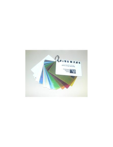 CARD/BADGE 0.76MM SILVER  500 CARD