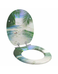 Sedile del WC Verde 44 x 38 cm Pannello MDF