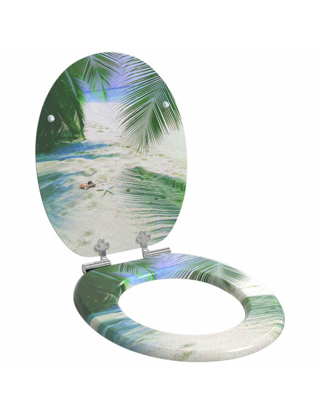 Sedile del WC Verde 44 x 38 cm Pannello MDF