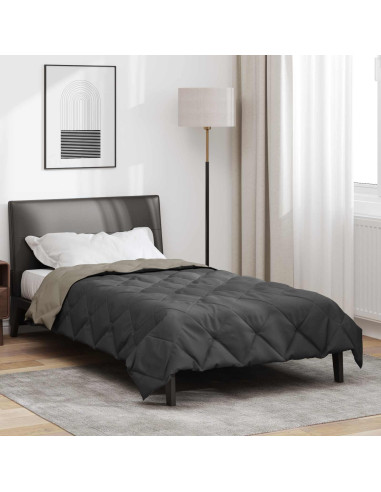 Piumone Completo Annuale Grigio chiaro e Antracite 200 x 140 cm