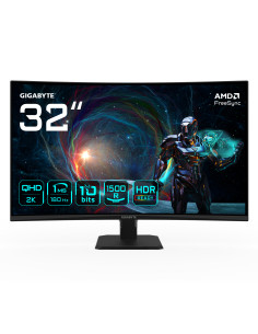 GIGABYTE GS32QCA 31,5" Monitor Gaming Curvo QHD - 2560 x 1440, 180Hz, 1ms, 250 cd/m², FreeSync, HDR Ready, HDMI 2.0, Displaypor