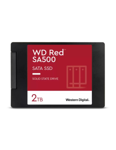SSD WD  2TB RED 2.5" SA500 - NAS SATA SSD - Read:530MB/S-Write:560MB/S WDS200T2R0A-68CKB0