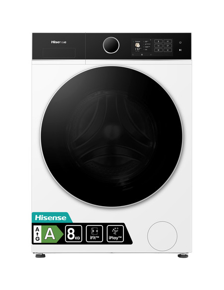 Hisense WF5I8043BWF lavatrice Caricamento frontale 8 kg 1400 Giri/min Bianco