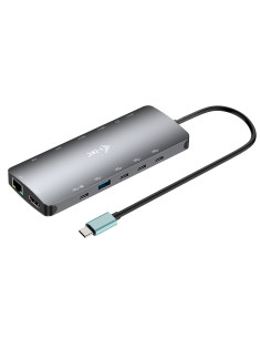 i-tec Metal USB-C Nano 3x Display Dock, 2x HDMI 1x USB-C video + Power Delivery 140W