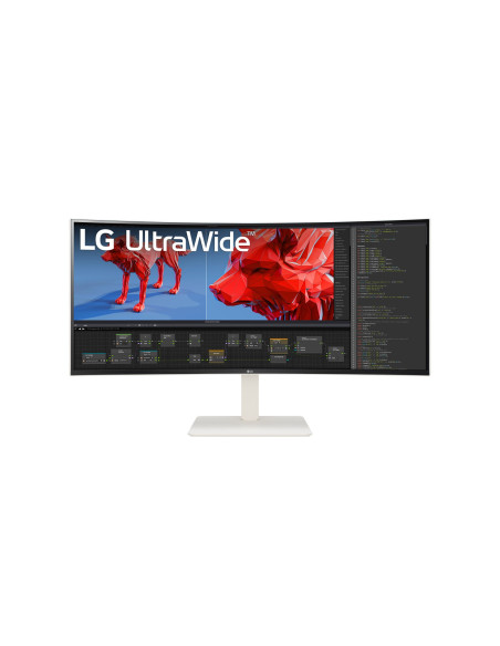 LG 38BR85QC-W Monitor PC 96,5 cm (38") 3840 x 1600 Pixel UltraWide Quad HD+ LCD Bianco