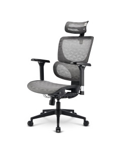 SHARKOON SEDIA OFFICE FABRIC SEAT BASE 4D ARMREST 5 HEIGHTS ADJUSTABLE  MAX WEIGHT CAPACITY 150KG