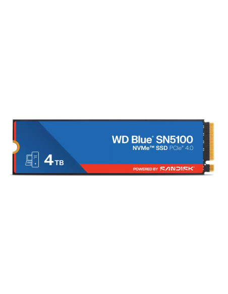 WESTERN DIGITAL SSD BLUE 4TB SN5100 PCIE 1000GB M2
