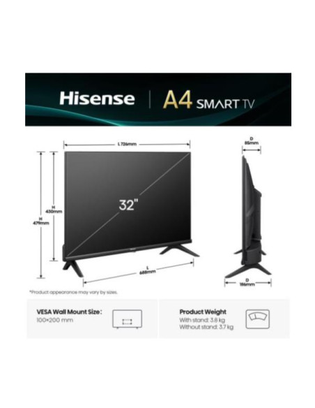32 A49Q HD SMART VIDAA