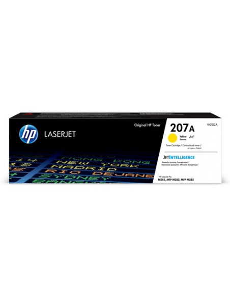 TONER HP W2212A N.207A Giallo 1.250PP X LASERJET M255DW M283FDN M283FDW M282NW