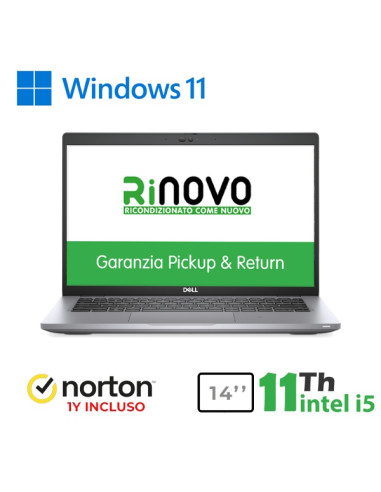 RINOVO DELL NB REFURBISHED LATITUDE 5420 i5-11X00 DDR4 16GB SSD 256GB 14"  W11P NO DVD GRADE A 1Y +