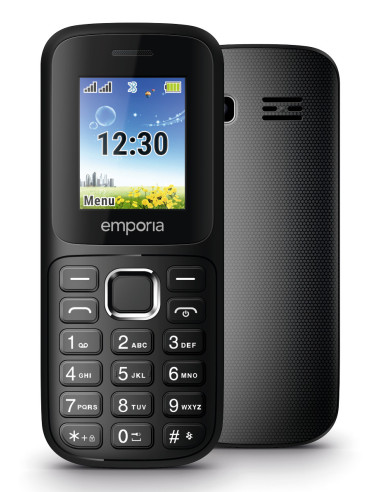 Emporia emporia313 4,5 cm (1.77") 64,6 g Nero Telefono per anziani