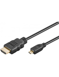 Goobay 53786 cavo HDMI 3 m HDMI tipo A (Standard) HDMI tipo D (Micro) Nero