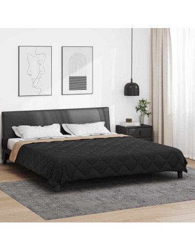 Duvet Estivo Nero e Talpa 200 x 200 cm Microfibra