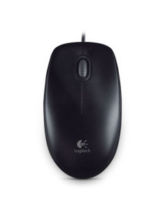 MOUSE LOGITECH "B100 Mouse Black USB" 3 tasti 800dpi oem