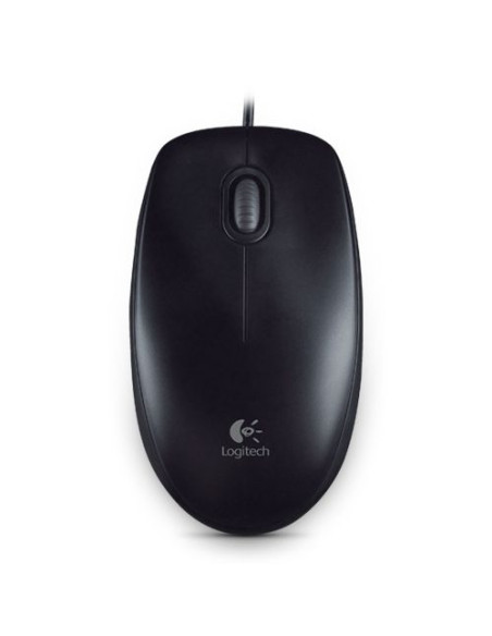 MOUSE LOGITECH "B100 Mouse Black USB" 3 tasti 800dpi oem