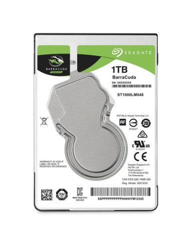HD SEAGATE BARRACUDA 1TB GB SATA3 2.5" 9.5mm 5400 RPM 8mb cache - ST1000LM048