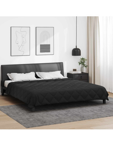 Duvet Estivo Nero 220 x 240 cm Microfibra