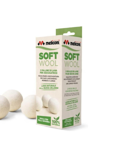 PALLINE DI LANA SOFT WOOL 3X