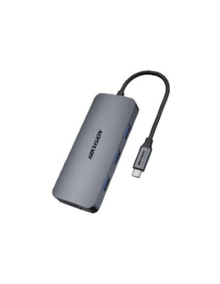 HUB HIKVISION HDMI, USB 3.0*3,USB-C, SD,TF - HS-HUB-DS8