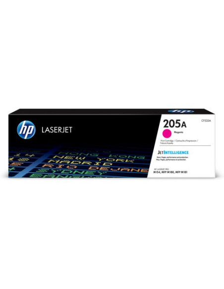 TONER HP CF533A N.205A Magenta 900PP X LASERJET M180N M181FW