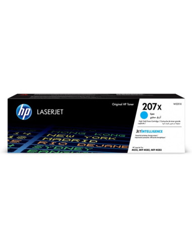 TONER HP W2211X N.207X Ciano 2.450PP X LASERJET M255DW M283FDN M283FDW M282NW