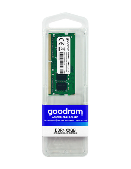 Goodram GR3200S464L22/32G memoria 32 GB 1 x 32 GB DDR4 260-pin SO-DIMM
