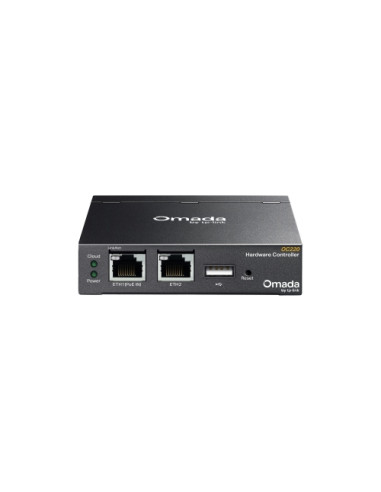 CONTROLLER CLOUD TP-LINK OC220 OMADA 2P 10/100/1000,1P USB2.0, 1P MICRO USB, Omada APP ONTR.FINO 100 DISP.EAP+20 OMADA SWITCH