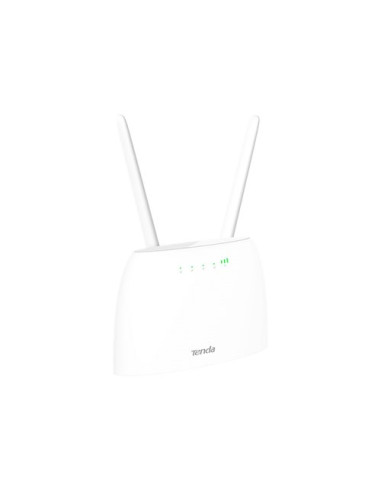 ROUTER TENDA 4G06 300Mbps Wireless N300 4G LTE VOLTE CAT.4 Supp FDD LTE/TDD-LTE/WCDMA/GSM 1P GE WAN/LAN,1P GE LAN 2FF SIM 1P RJ1