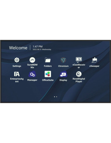 Viewsonic CDE7530 visualizzatore di messaggi 190,5 cm (75") Wi-Fi 450 cd/m² 4K Ultra HD Nero Processore integrato Android 11