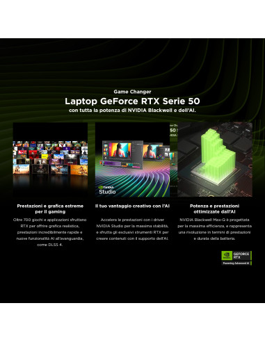 HP OMEN MAX Gaming Laptop 16-ah0012nl Intel Core Ultra 7 255HX Computer portatile 40,6 cm (16") WQXGA 32 GB DDR5-SDRAM 1 TB SSD 