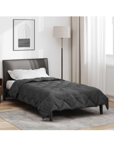 Duvet Estivo Antracite 200 x 140 cm Microfibra